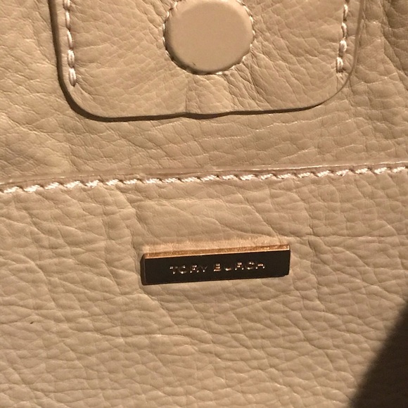 SOLD Tory Burch tan leather bucket hobo bag - Picture 5 of 6